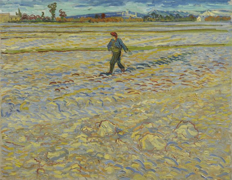 The Sower Vincent Willem Van Gogh Oil Painting